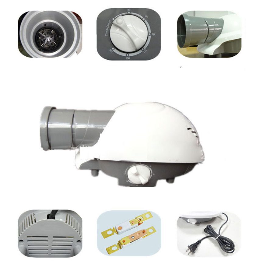 Kbxstart 110 V-220 V Elektrische Wasdroger Machine EU VS 800W Motor Voor Sneldrogende Doek Kan set Werktijd 30-180 Minuten