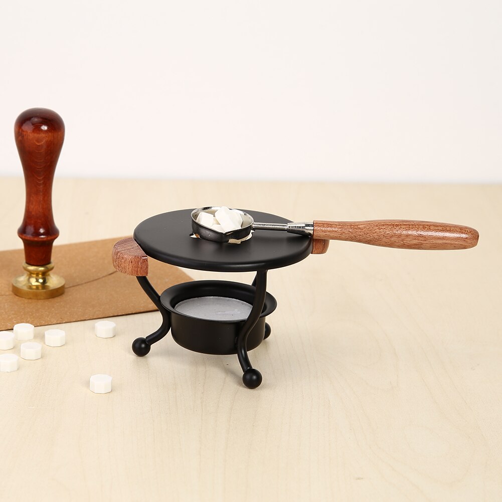 Herten Vorm Retro Lakzegel Stempel Stok Zegellak Oven Kachel Warmer Wax Sticks Smelten Lijm Oven Tool