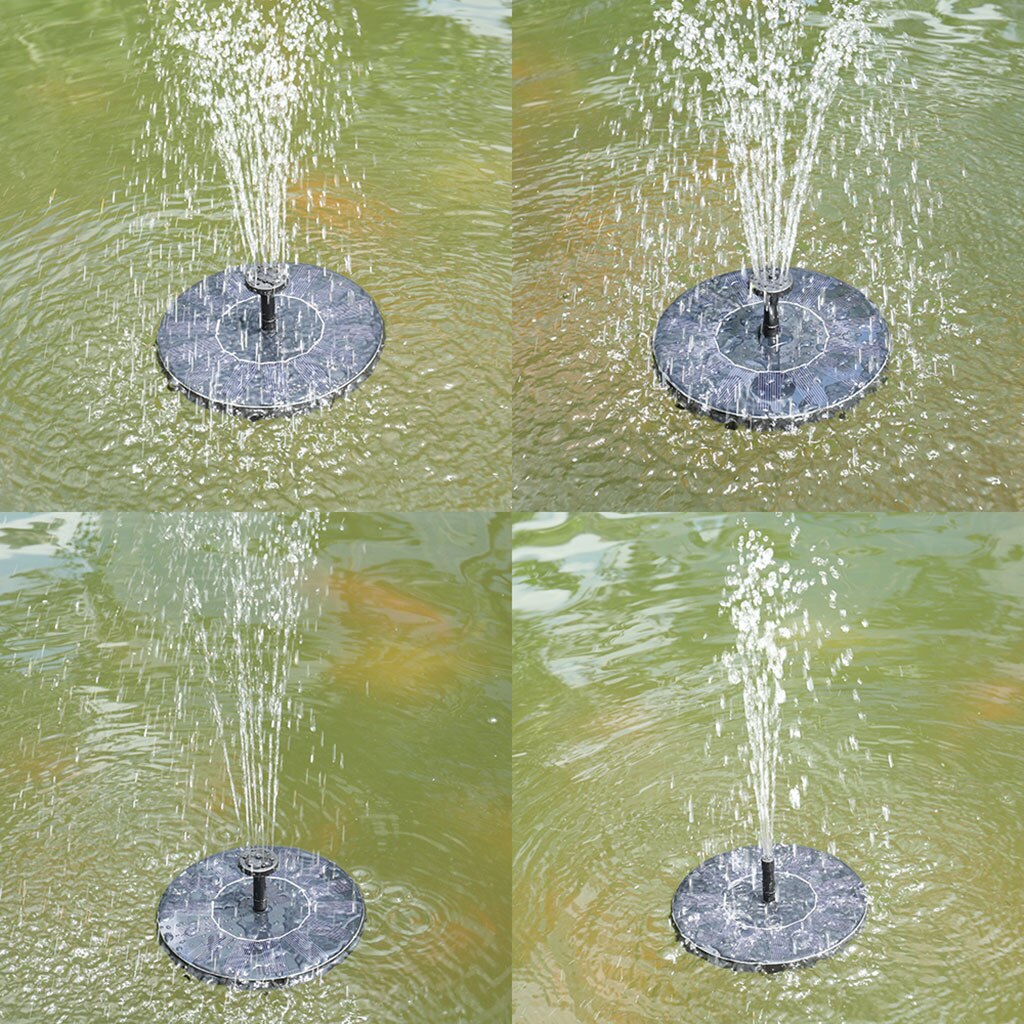 # H30 Solar Fontein Watering Kit Power Solar Pomp Zwembad Vijver Dompelpompen Waterval Drijvende Zonnepaneel Fontein Voor Tuin
