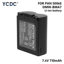 1/2 Stuks 7.4V 710Mah Li-Ion Lithium Batterij S006E CGR-S006E DMW-BMA7 Voor Panasonic Lumix DMC-FZ7 DMC-FZ8 DMC-FZ18 DMC-FZ28 Camera