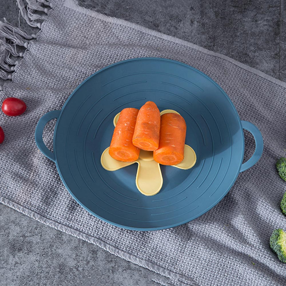 Kitchen Gadgets Flower Silicone Lid Spill Stopper Pot Cover 28cm Diameter Cooking Pot Lids Utensil Cooking Tool