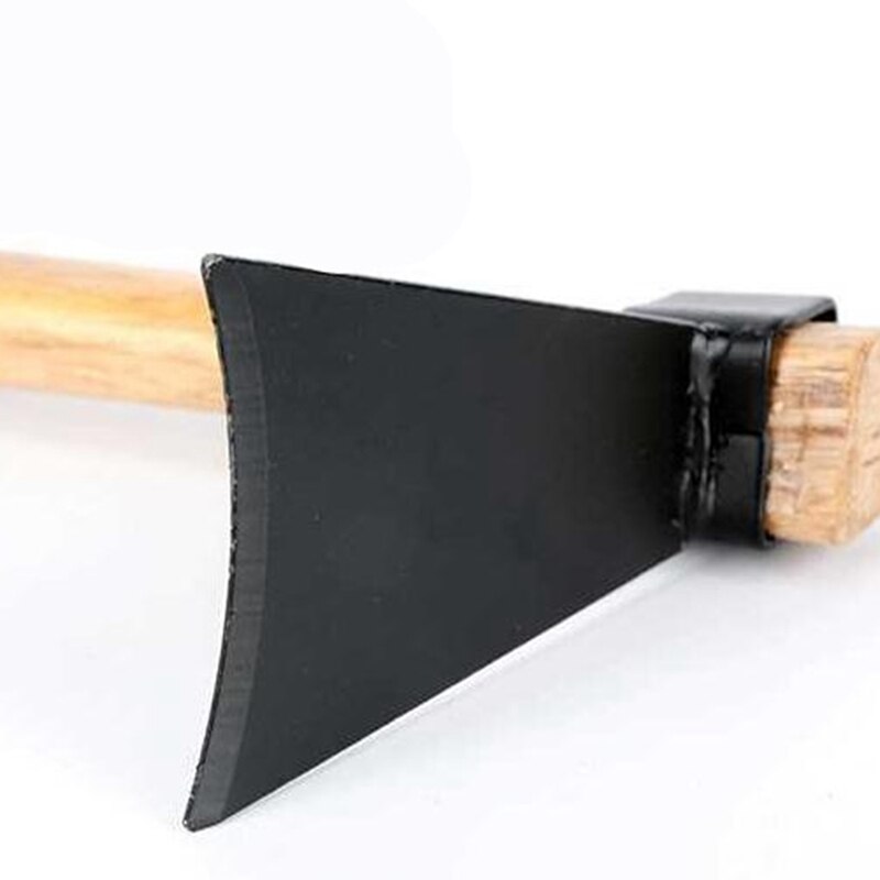 Mini Hand Tools Wooden Handle Hoe Excavator Tool Steel Agricultural Tools Planting Vegetable Garden Agriculture Agriculture