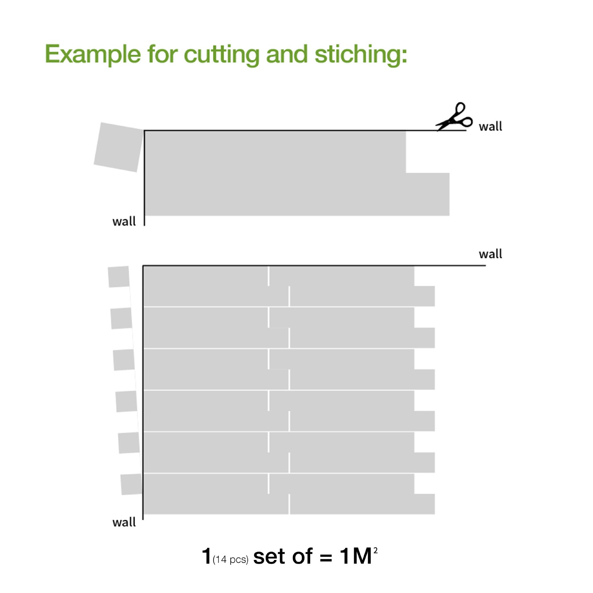 14Pcs/1㎡ White Wood Grain Tile Kitchen Self-adhesive Wall Floor Decor Stickers Bathroom Home DIY Tile Sticker