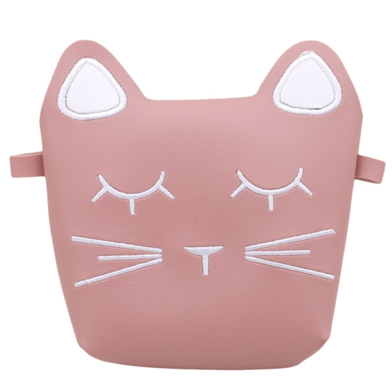 neue freundlicher Geldbörse Baby Katze Mini Schulter Tasche Niedliche Prinzessin Bote Taschen Faux Wildleder Kleine Taschen Für freundlicher Mädchen: Rosa