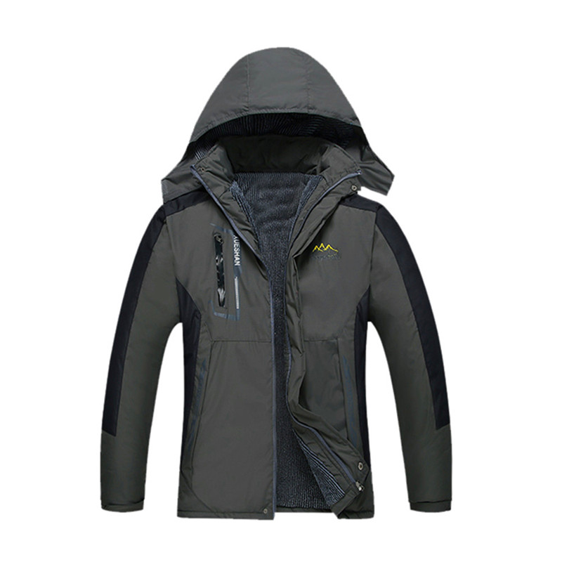 Men Waterproof Windproof Outdoor Sports Warm Winter Thick Jacket Coat For