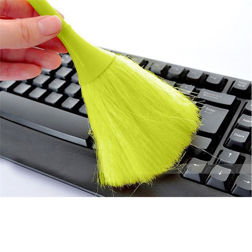 Multi-Function Mini Keyboard Vehicle Anti-Static Dust Brush Desktop Sweeper Cleaning Home Dusting Brush May#5