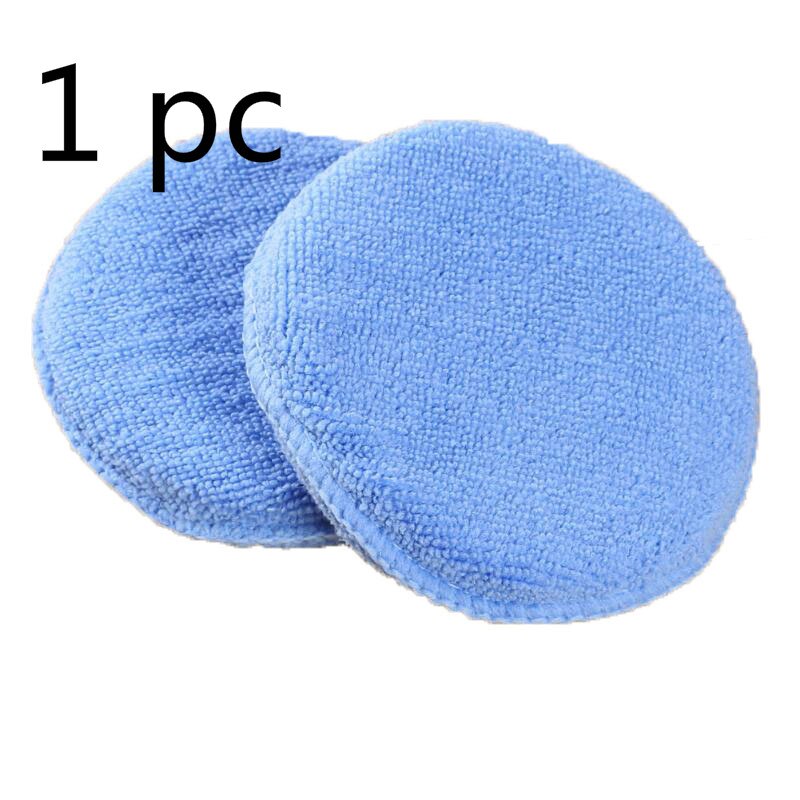 Monitoimi auton pesu puhdas sieni vaha kiillotus vaahto sieni yksityiskohta puhdas tyyny puskuri pyöreän muotoinen sieni autotarvikkeet: 1 pc