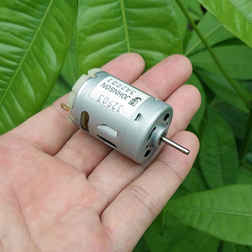 1PC Micro Motor 380 motor DC 7.4V 32500rpm high speed model motor for ship model car model Electric motors