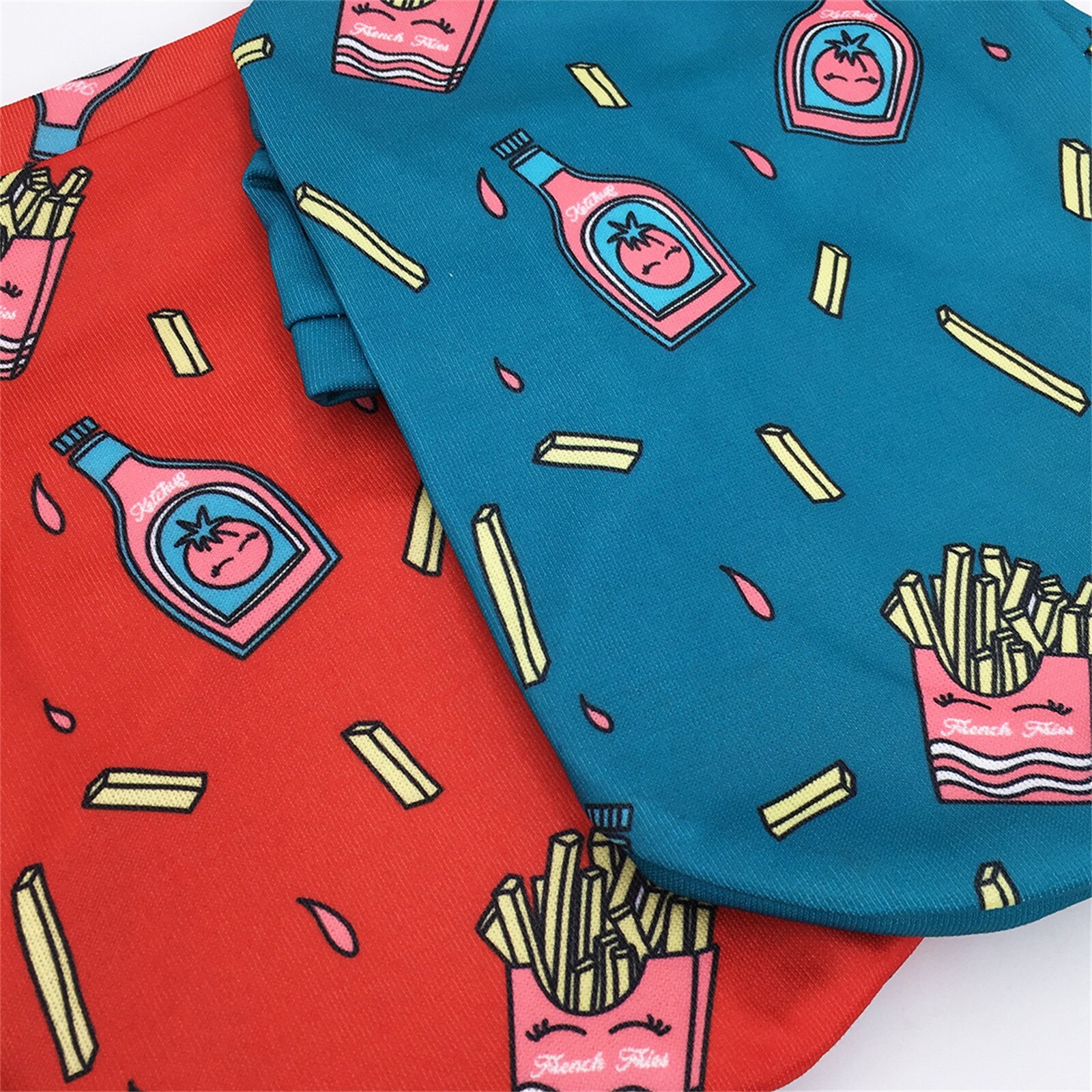 Leuke Print Hond Kleren Herfst Winter Dikke Warme Huisdier Kleding Voor Teddy Puppy Honden Plus Fleece Puppy Hond Hoodies Huisdier kleding Vest