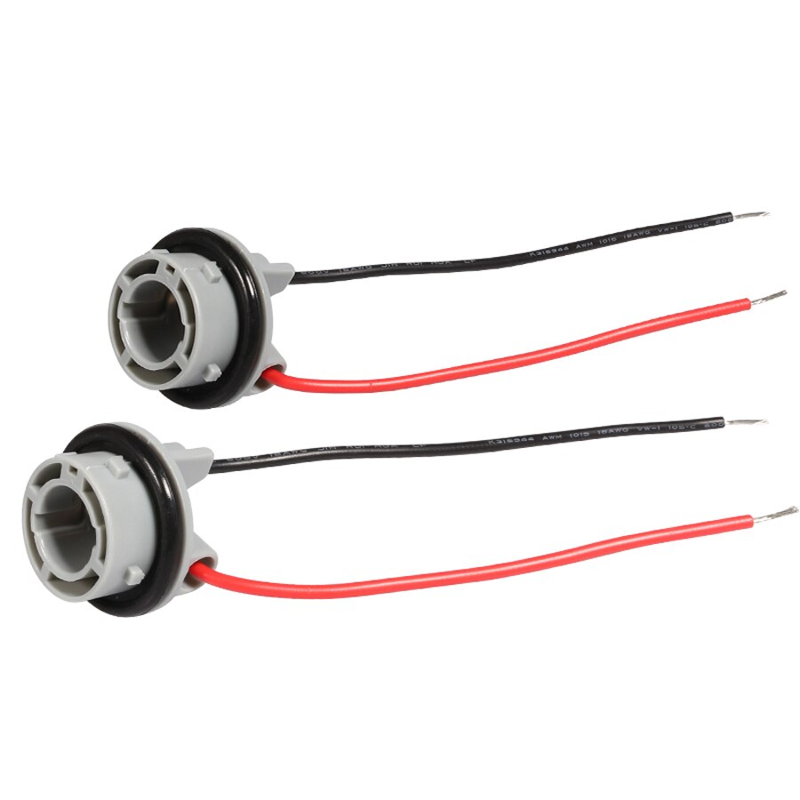 Yccpauto 1156 ba15s pære sokkel holder  p21w lampe sokkel kontakt for bakvendt sikkerhetslys plast bil styling 2 stk