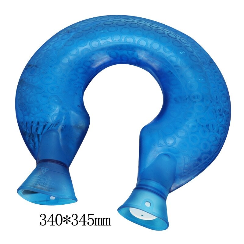 1000ml U-Shaped Rubber Water Bottle Bag Keep Hand Belly Warm Warmer Water Injection Warm Water Bag^^: 1