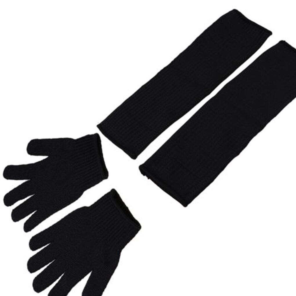 Cut-Resistant Working Safety Gloves and Arm Sleeves Anti-Cut Protective Stainless Steel Wire Mesh Gloves for Butcher Gardener
