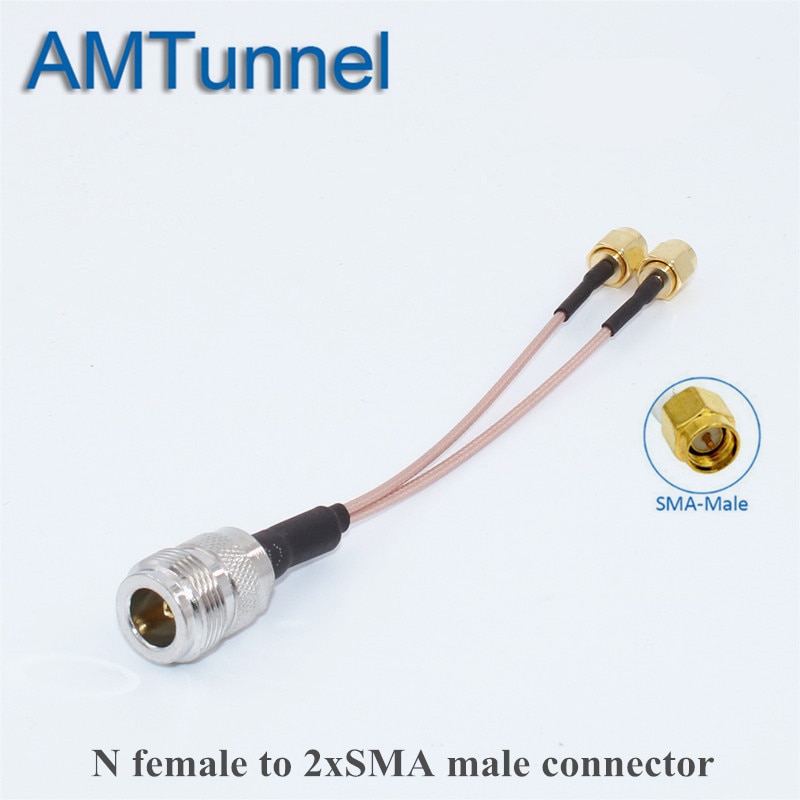 N Female to SMA Male Connector Antenna WIFI connector Splitter Combiner RF Coaxial Pigtail Cable for HUAWEI ZTE 3G 4G modem