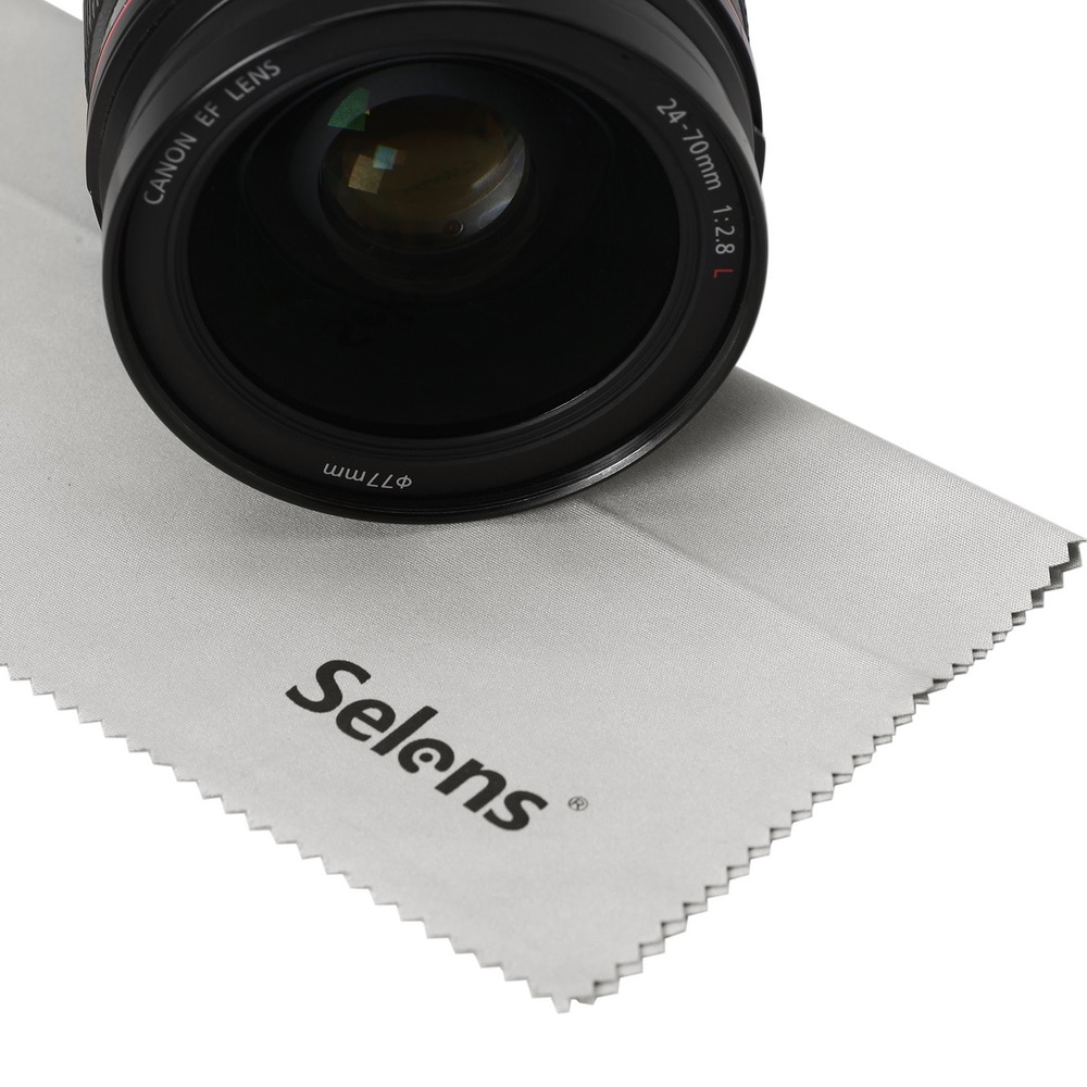 Selens Super Fine Fiber Lens Cleaning Cloth 20*20 cm Microfiber for DSLR Camera LCD Monitor Glasses Optical Filter