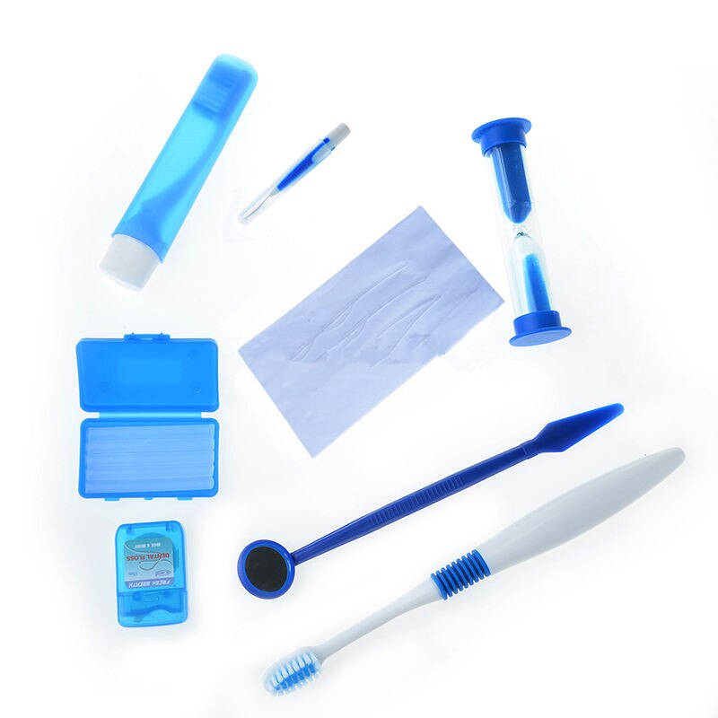 Tandheelkundige Orthodontische Borstel Banden Borstel Floss Kit Oral Care 8 Stks/set Tandenborstel Reizen Kit Orale Cleaning Care Whitening Tool