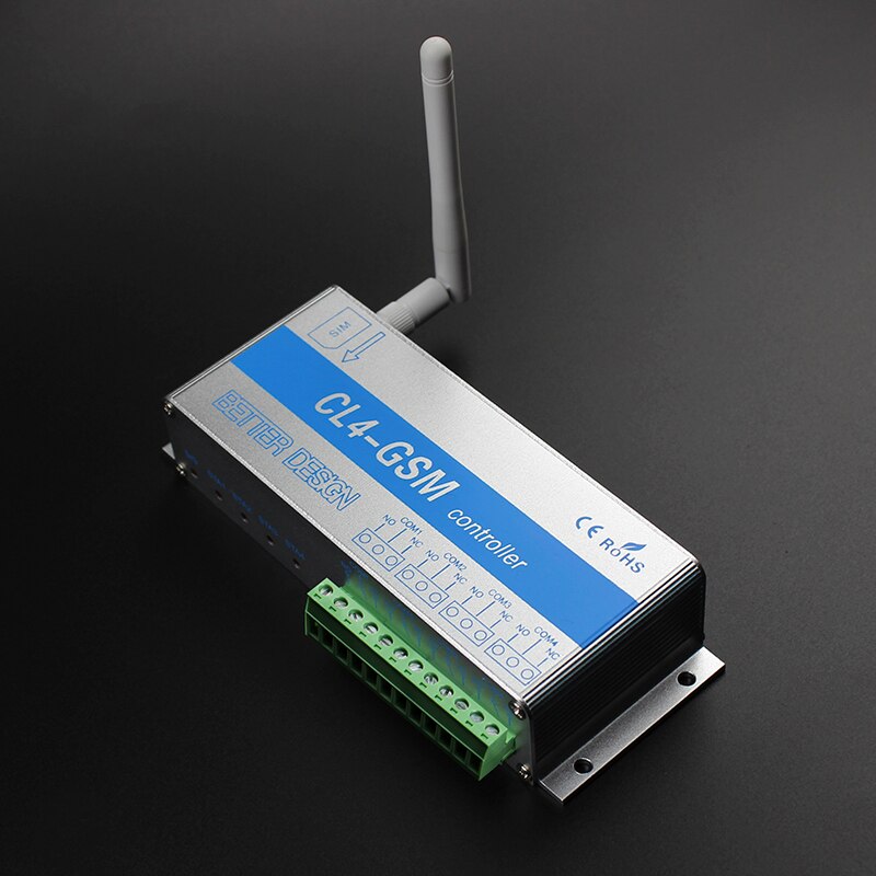 4 canaux GSM relais commutateur à distance intelligent GSM contrôleur commutateur Module GSM ouvre-porte pour porte Garage porte contrôle SMS appel téléphonique