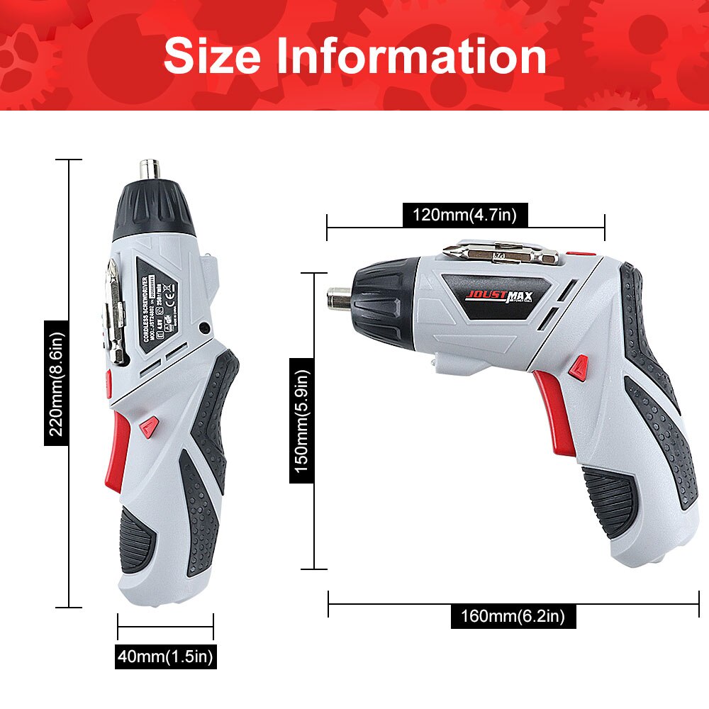 Tournevis électrique 4.8V, perceuse sans fil Portable 45 Bits, Mini alimentation sans fil avec lumière LED, outils de maison Dremel
