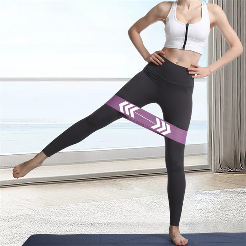 Elastiska band fitnessmotståndsband yoga pilates höftcirkel expanderband gymträning hemmaträningsutrustning