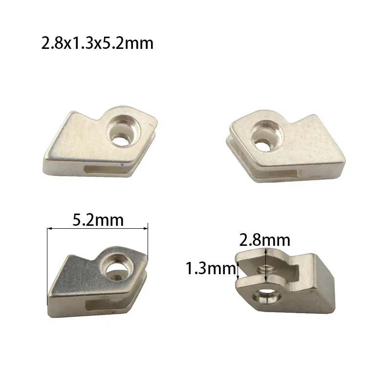 50 Stuks/25 Paar Glazen Reparatie Scharnier Bril Bril Scharnier Vervanging: Goud