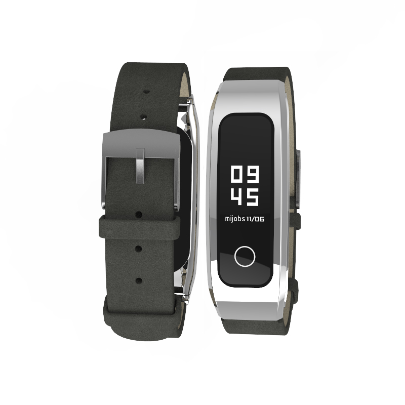 Mijobs Leder PU Handgelenk Gurt für Huawei Honor Band 4 Laufende Band Smart Armband Sport Armband für Honor Band 4 lauf