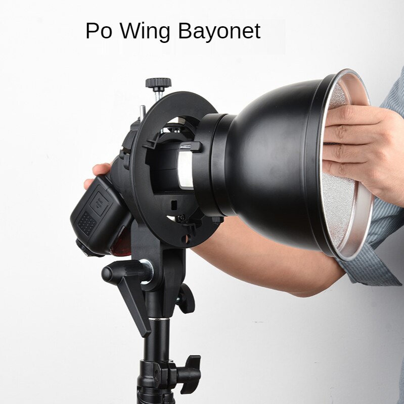 Godox S-shaped Bracket S-shaped Chuck Top Flash Bracket Lamp Holder Baorongkou Soft Box Photography Light