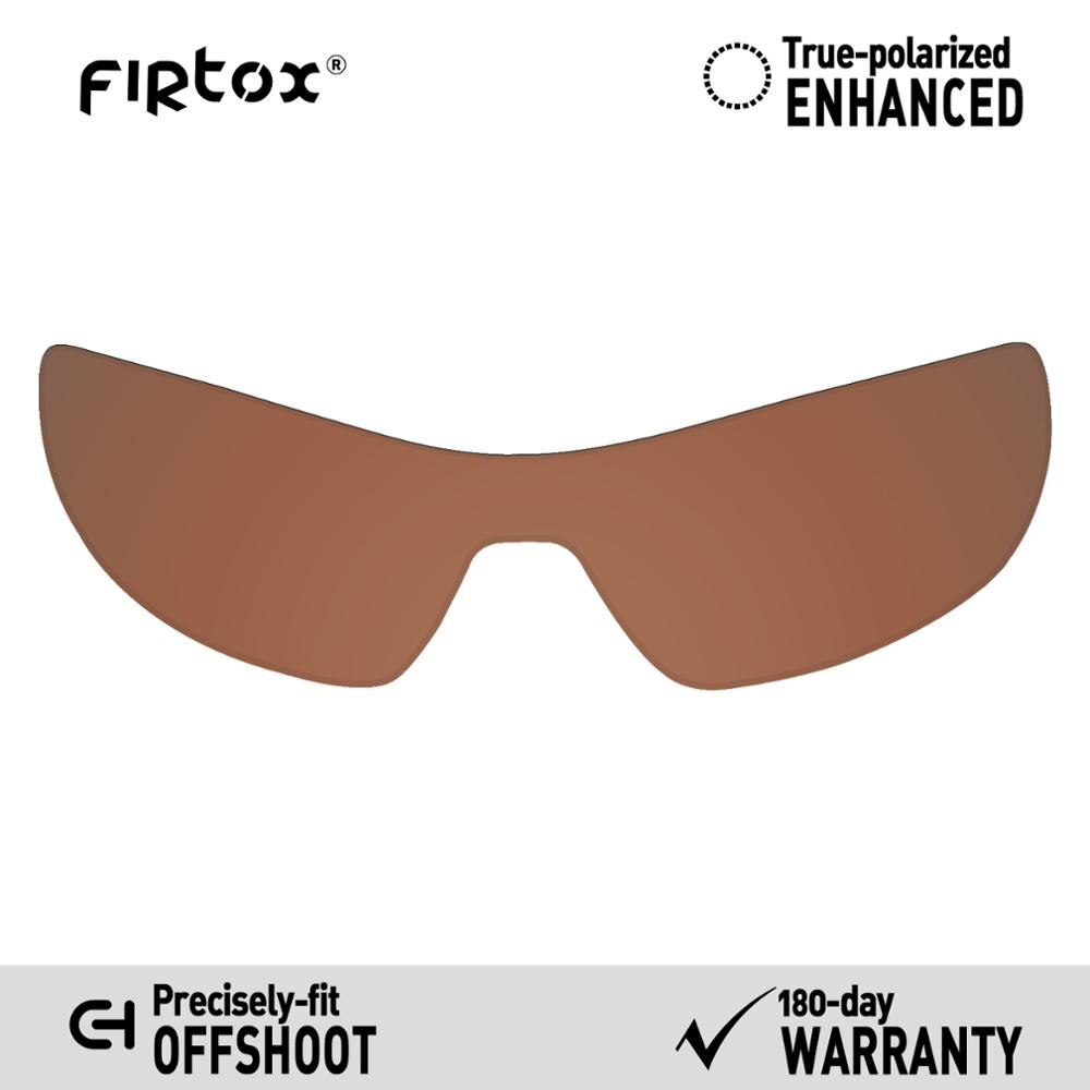 Firtox true  uv400 polariserte linser erstatning til oakley avlegger  oo9190 solbriller (kun kompatibel linse) - flere farger: Brunpolarisert