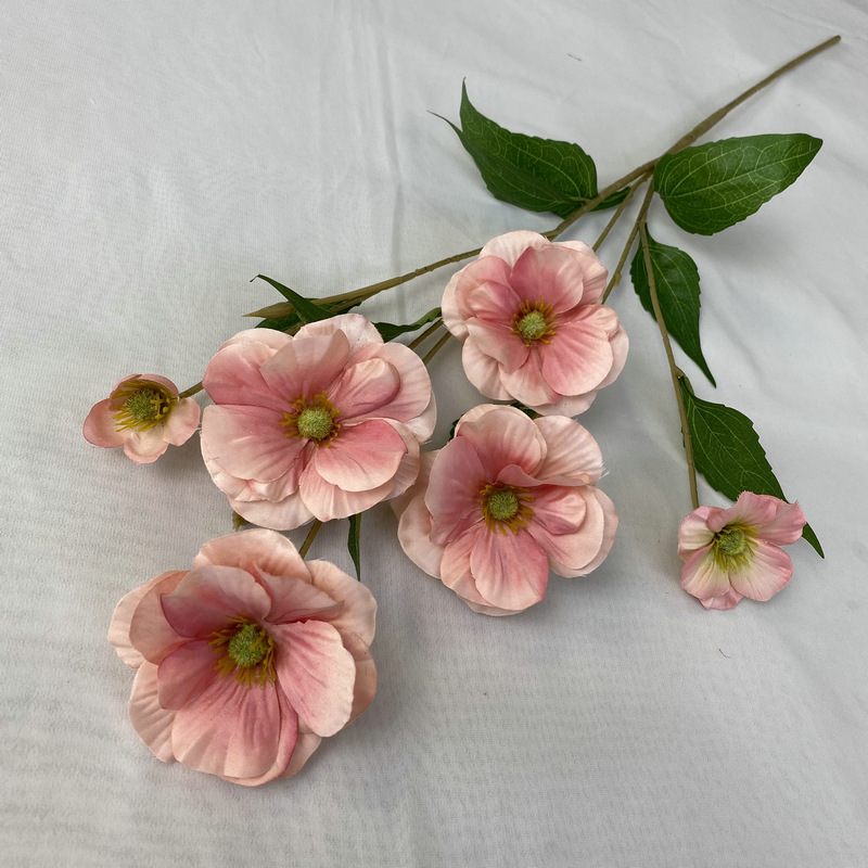 Kunstmatige Vlinder Tak Roze Blauw Zijden Nep Bloemen Thuis Woonkamer Bloemstuk Simulatie Viooltje Bloemen Decoratie: Roze