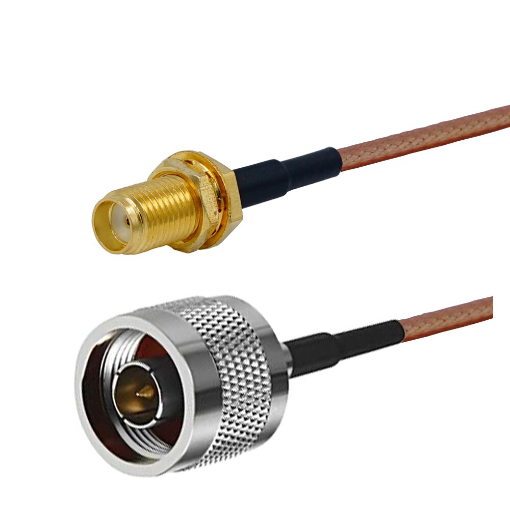 Câble coaxial Type N mâle vers SMA mâle, RG316 50 ohm, cavalier en queue de cochon, choisissez votre longueur,