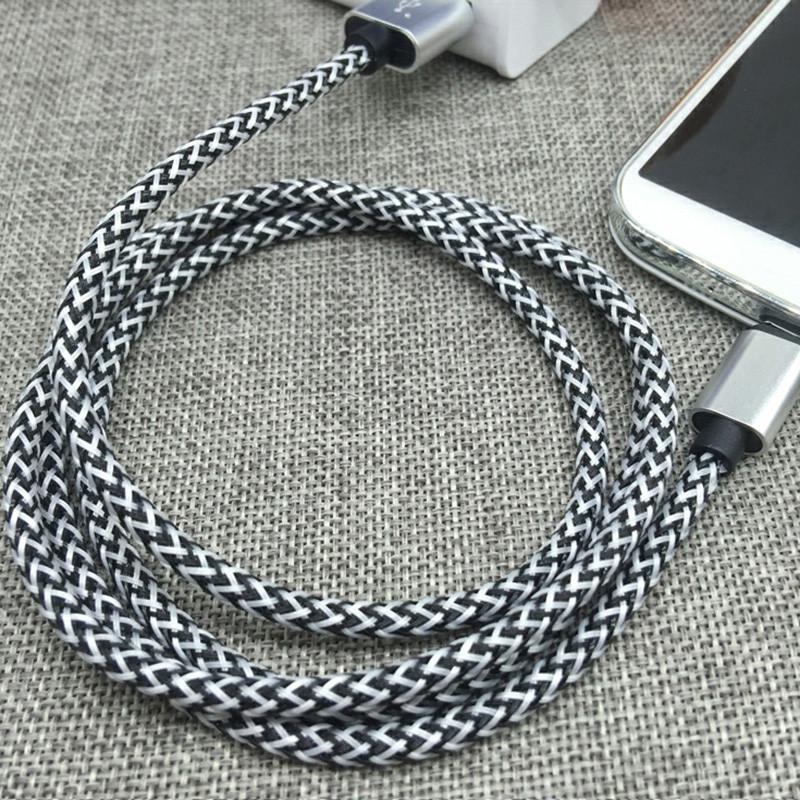 for Samsung S8 S9 plus note9 For Fast Charger cable Note8 S9 S8 C5 C7 C9 pro 1.2/1.5M USB Type C Cable: White Type C Nilon