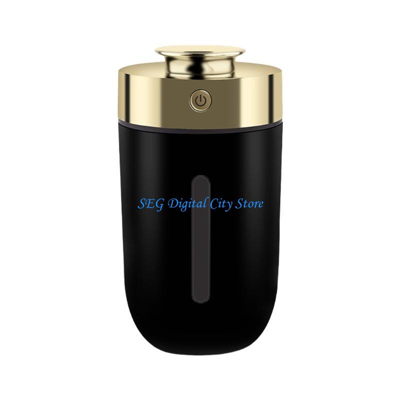 U75B Air Humidifier Portable Air Purifiers with LED Light Home Car USB Desktop: black