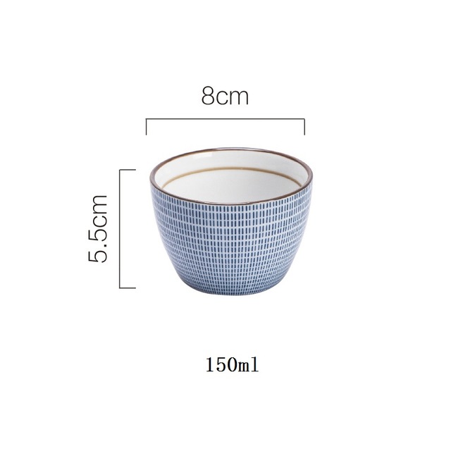 Retro te kop 150ml vintage stil håndlavet glasur høj temperatur fyring keramisk vand kop kaffe porcelæn te skål: D
