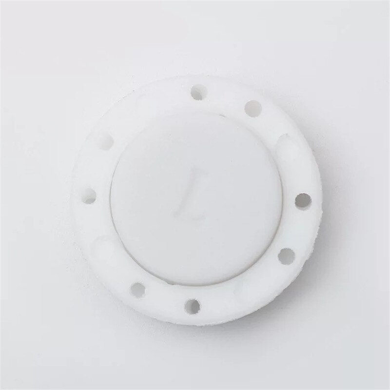 Boutons de fixation magnétiques invisibles en PVC, une paire de boutons de fermeture automatiques pour sac de pardessus, accessoires de vêtement, scrapbooking, bricolage: 22mm / white
