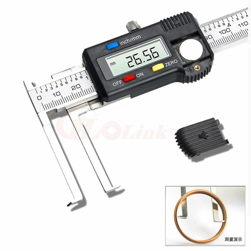 inside digital 10-150 mm electronic Digital Inside Groove Caliper with Knife Edge micrometer digital vernier caliper