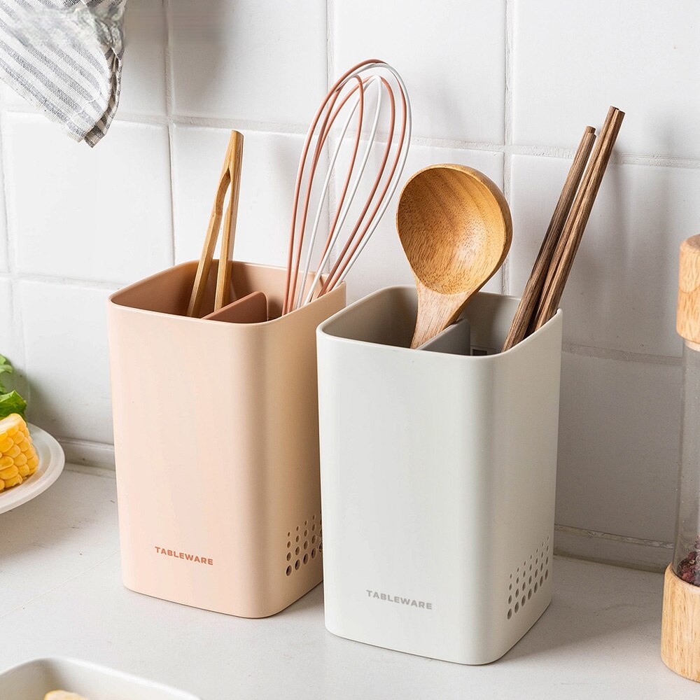 Keuken Gebruiksvoorwerp Houder Lepel Vork Bestek Muur Afdruiprek Opbergdoos Koken Tool Bestek Organisator Rack Servies
