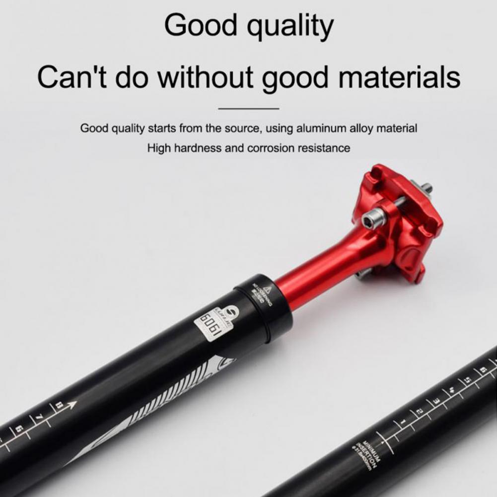 Integrated Bicycle Seatpost Ultralight Aluminium Alloy Shock Absorbing Seat Tube for Bike