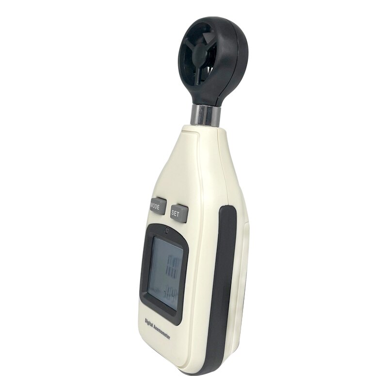 2-in-1 Digital Anemometer Measuring Instruments For Wind Speed And Temperature With Wind Senor Connected Air Flow Speed Meter