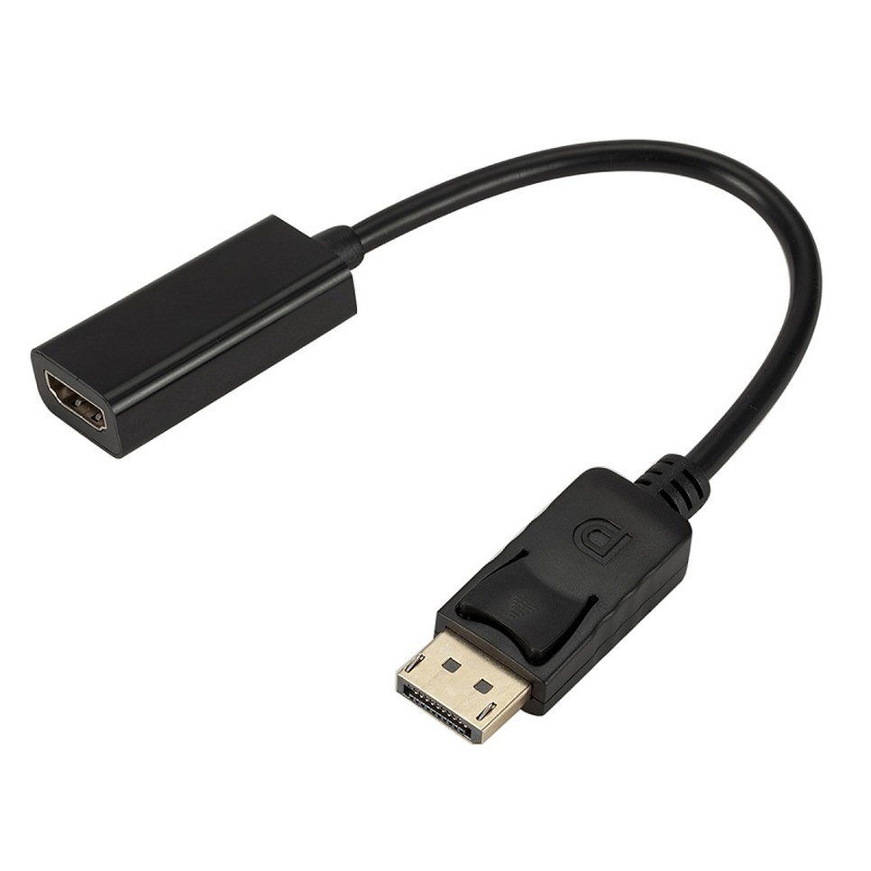 BGGQGG Male To Female DP TO HDMI Converter 1080P DP TO HDMI Cable Adapter DisplayPort for PC Laptop HDTV Project DP HDMI