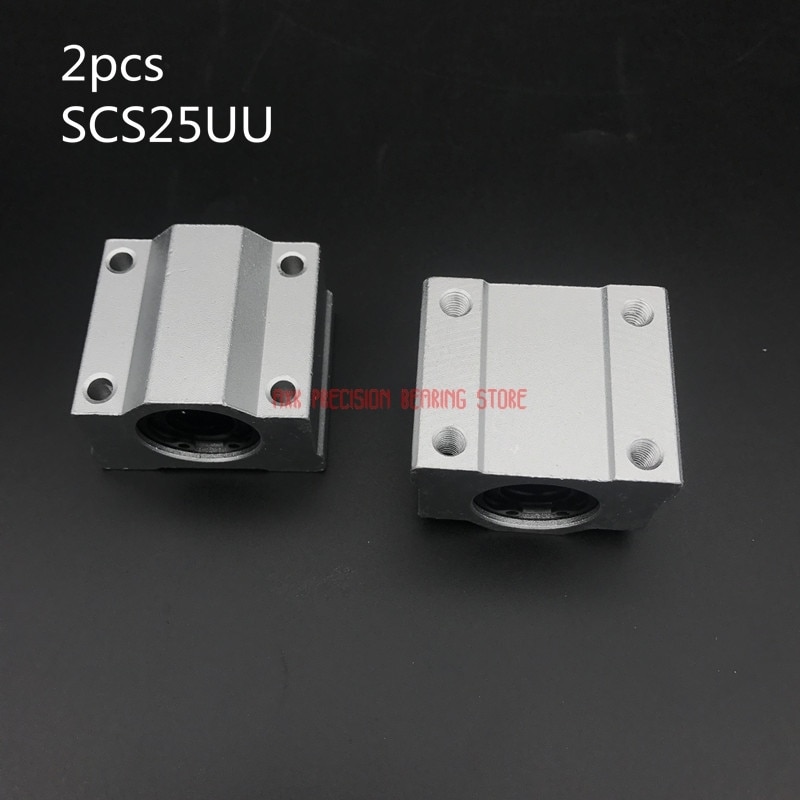 Limited Cnc Router Parts Linear Rail AXK 2pcs/lot Sc25uu Scs25uu 25mm Linear Ball Bearing Block Cnc Router