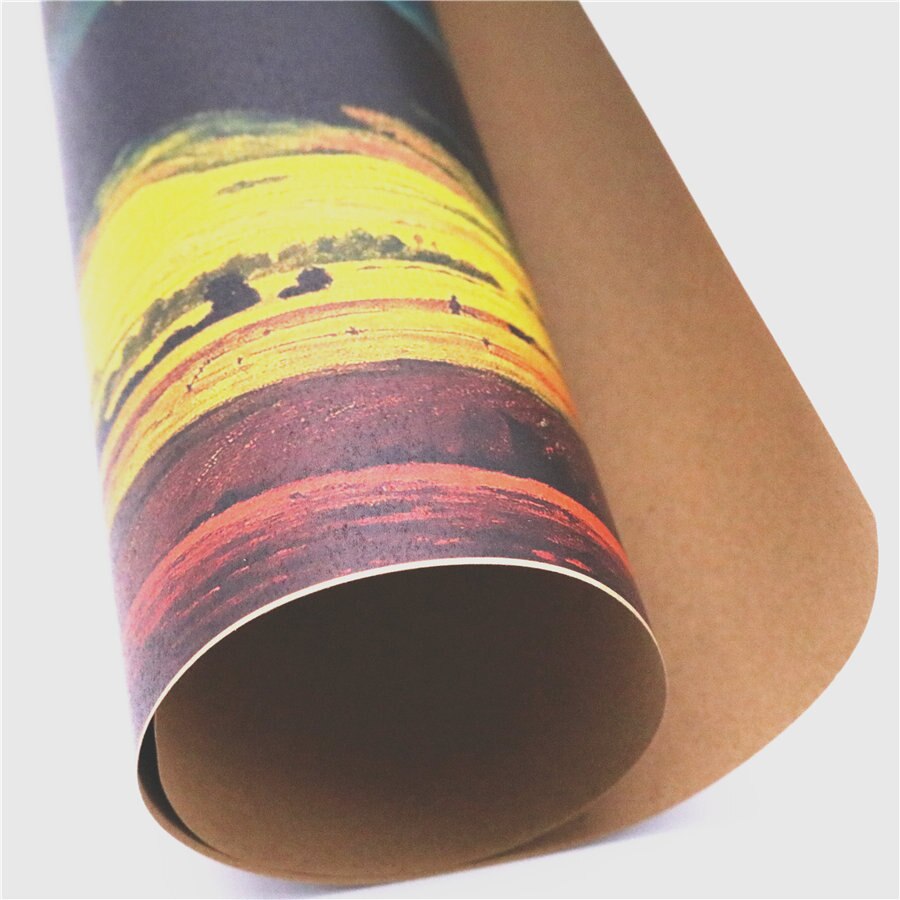 Jahrgang Riesen Berge Quaddel Berühmte Gemälde David Poster Zauberstab kunst aufkleber Kneipe Cafe Bar malerei 42x30cm
