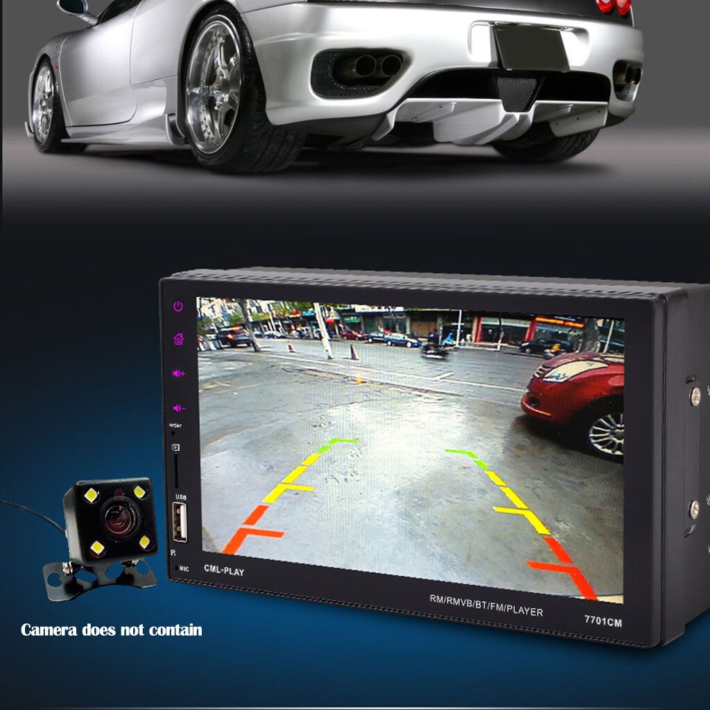 Hands-Free 7 Inch 1080P Car MP5 Player BT AUX USB TF TouchScreen Stereo Radio HD USB Bluetooth Audio Car Radio Multimidia MP5