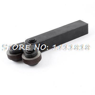 Diagonal 1.5mm Pitch 26mm Diameter Double Wheels Linear Knurling Tool