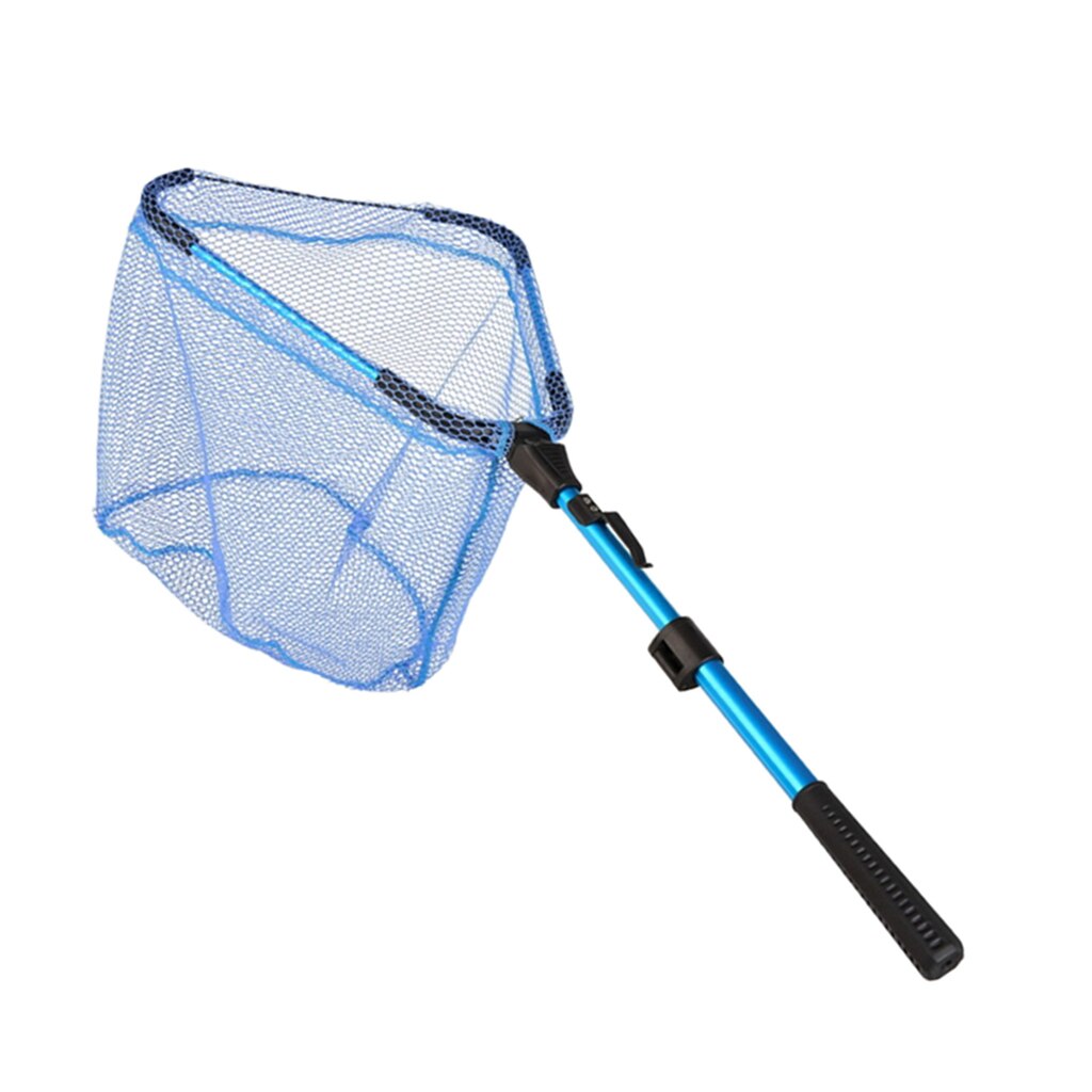 Telescopic Fly Fishing Landing Net Bass Trout Net With EVA Non-Slip Handle