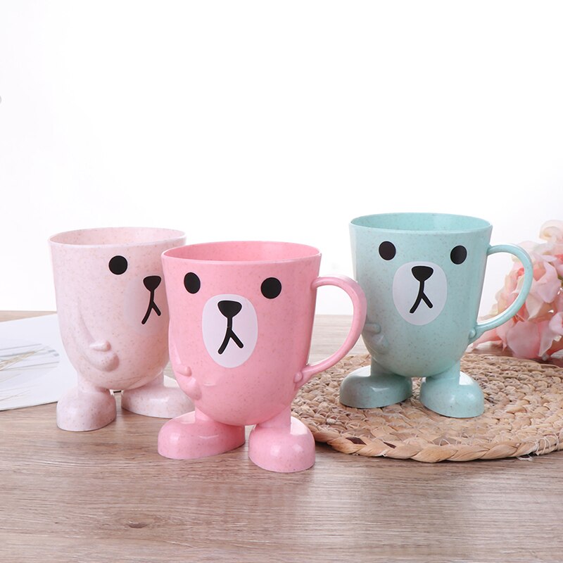 Gobelet à lait pour bébé, mignon, brosse à dents, lavage des dents, pour enfant