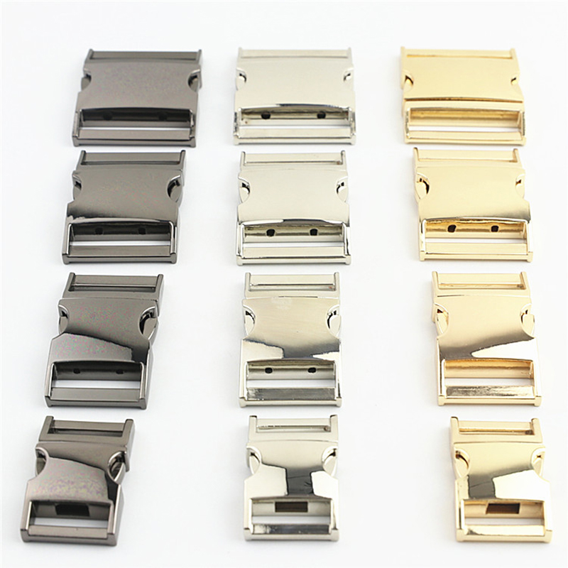 1Pcs Metalen Rugzak Band Gesp Quick Side Release Gesp Voor Diy Tas Bagage Outdoor Rugzak Riem Riem Singels Lether craft