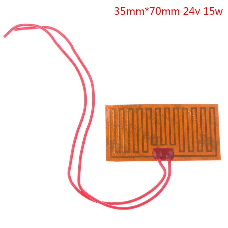 PI piastra riscaldante in Film poliimmide riscaldamento elettrico riscaldato pannello Pad Mat elettrotherma flessibile adesivo foglio riscaldatore di olio 5V 12V 24V