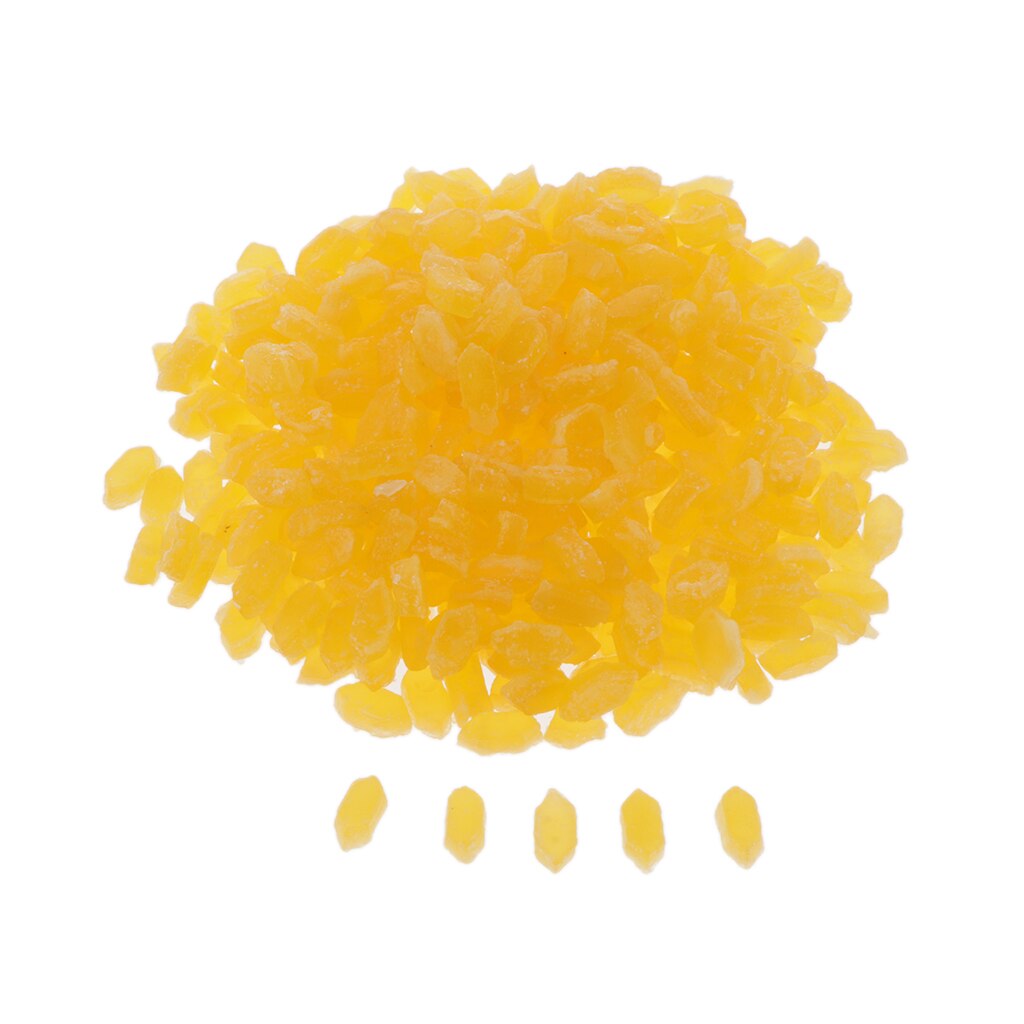 Bougies en cire à granulés 100g | Bougies à la cire pour la fabrication soi-même de bougies à plante naturelle: Orange