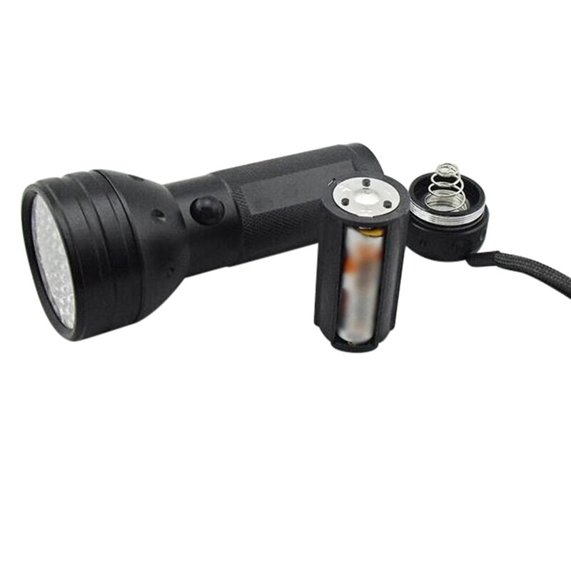 Black Light UV Light 51 LED UV Light 395nm Flashlight Torch Light Lamp Safety UV Detection-