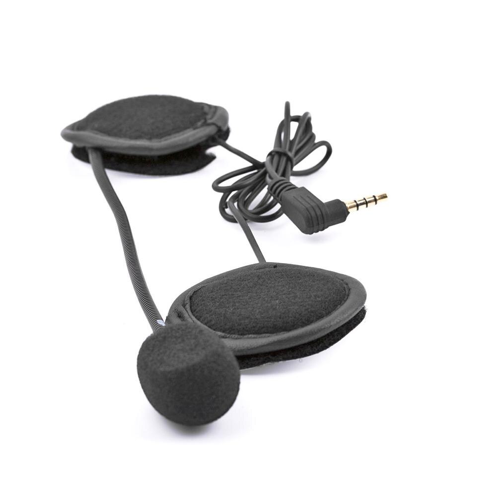 Vnetphone  v4 v6 intercom tillbehör 3.5mm jack plug hörlurar stereo kostym för  v6 v4 bluetooth intercom motorcykel