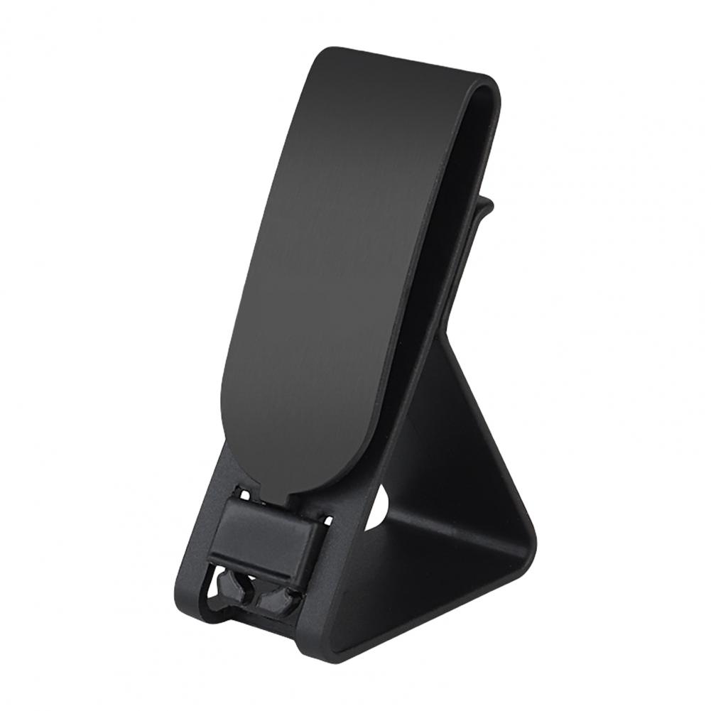 Headset Hanger Mounting Buckle Clip Quick Release Portable Belt Headset Hang Buckle Hook Desk Phone Holder: black