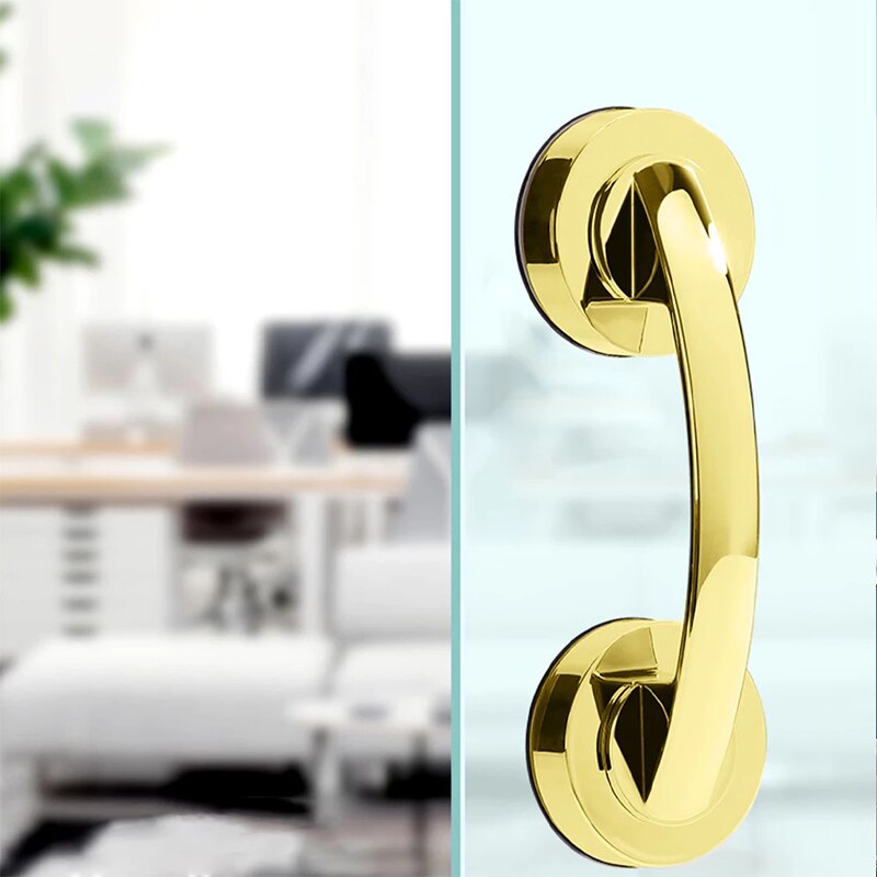 Glass Door Sliding Door Handles Closet Cupboard Door handles Toilet Lid Refrigerator Door Suction Cup Pulls Free Punch